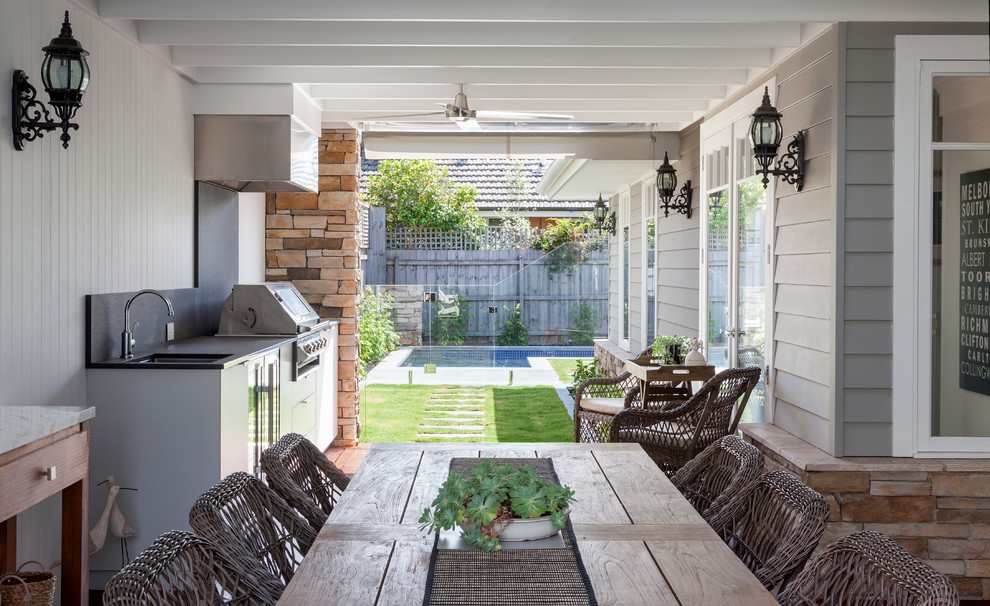 Custom Design Home - Hamptons style - Transitional - Deck - Melbourne ...