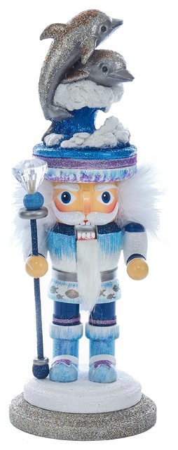 Hollywood Nutcrackers Kurt Adler Polar Bear schiaccianoci, 43,2 cm