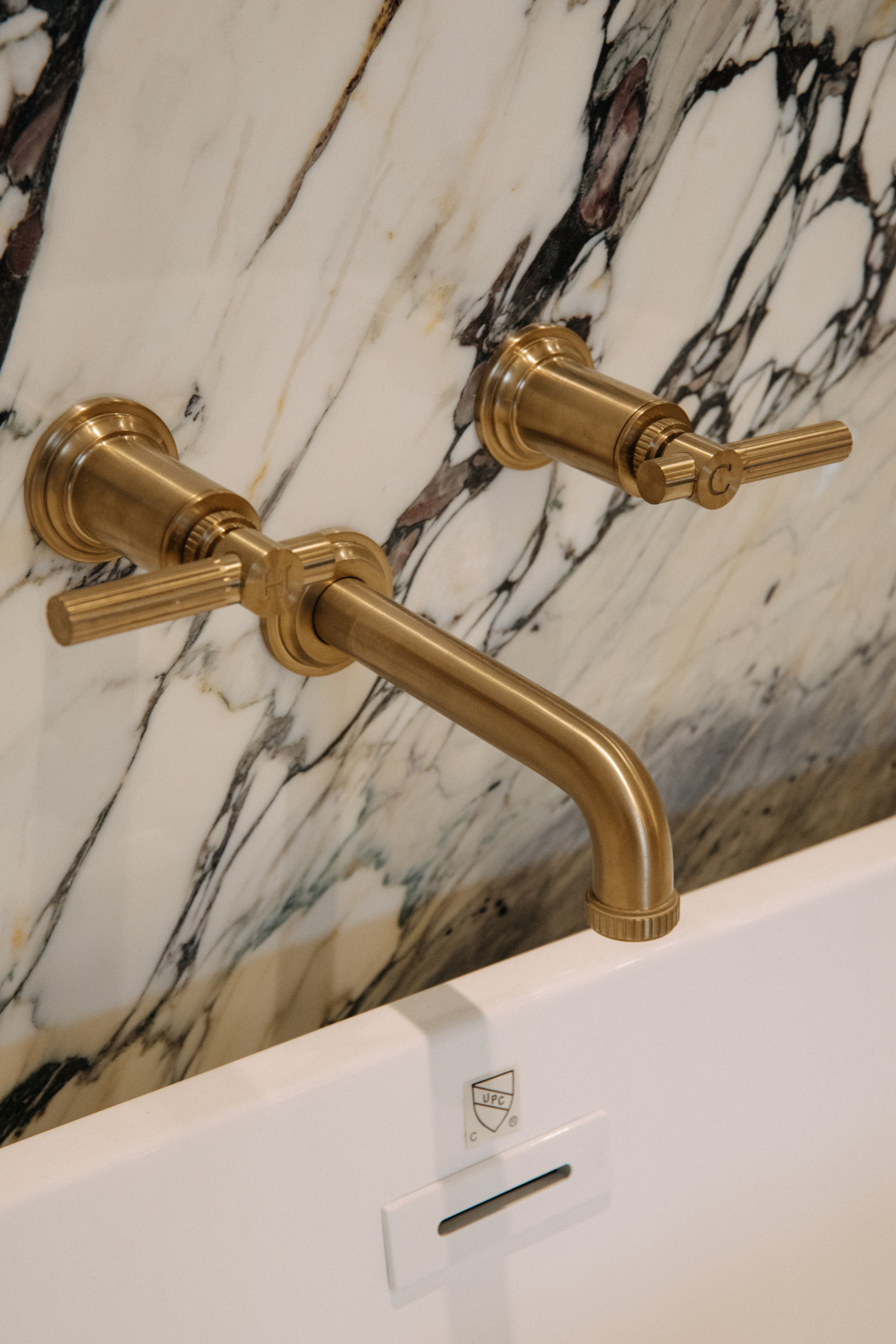 Primary bath tub detail