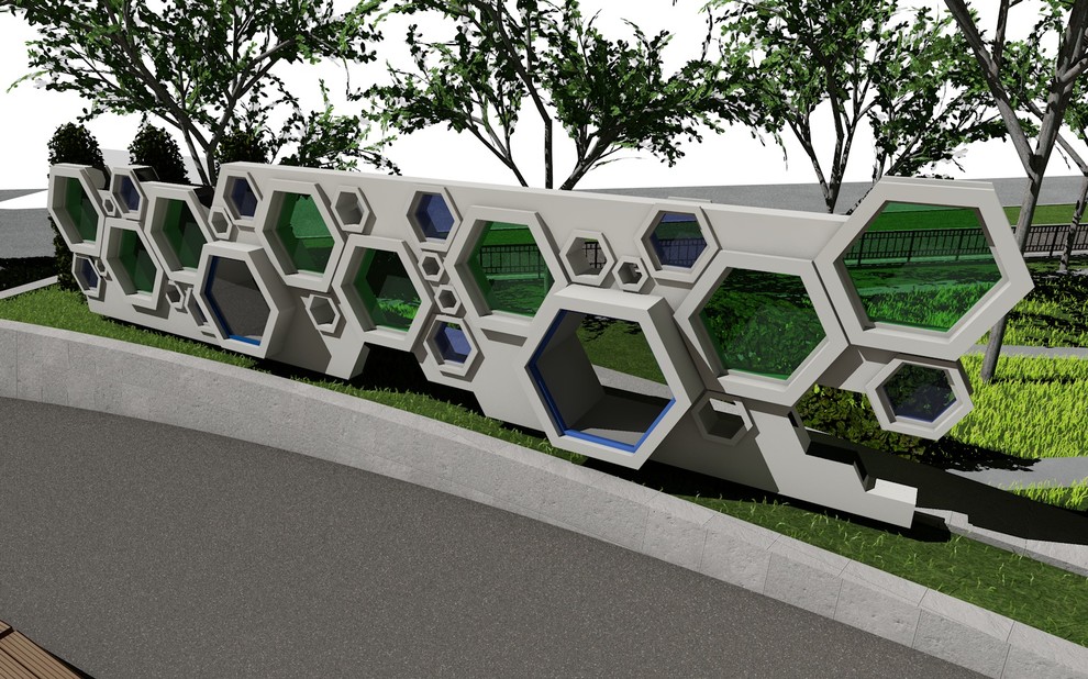 Эскизный проект благоустройства сквера у НТИ НИЯУ МИФИ Новоуральск.