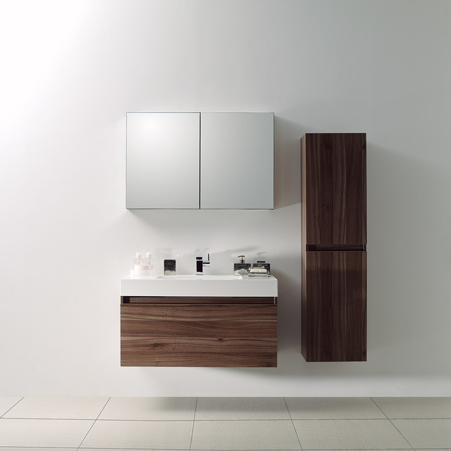 modern bathroom vanity units and sink cabinets - How To Make The Most Of A Small Bathroom Vanity