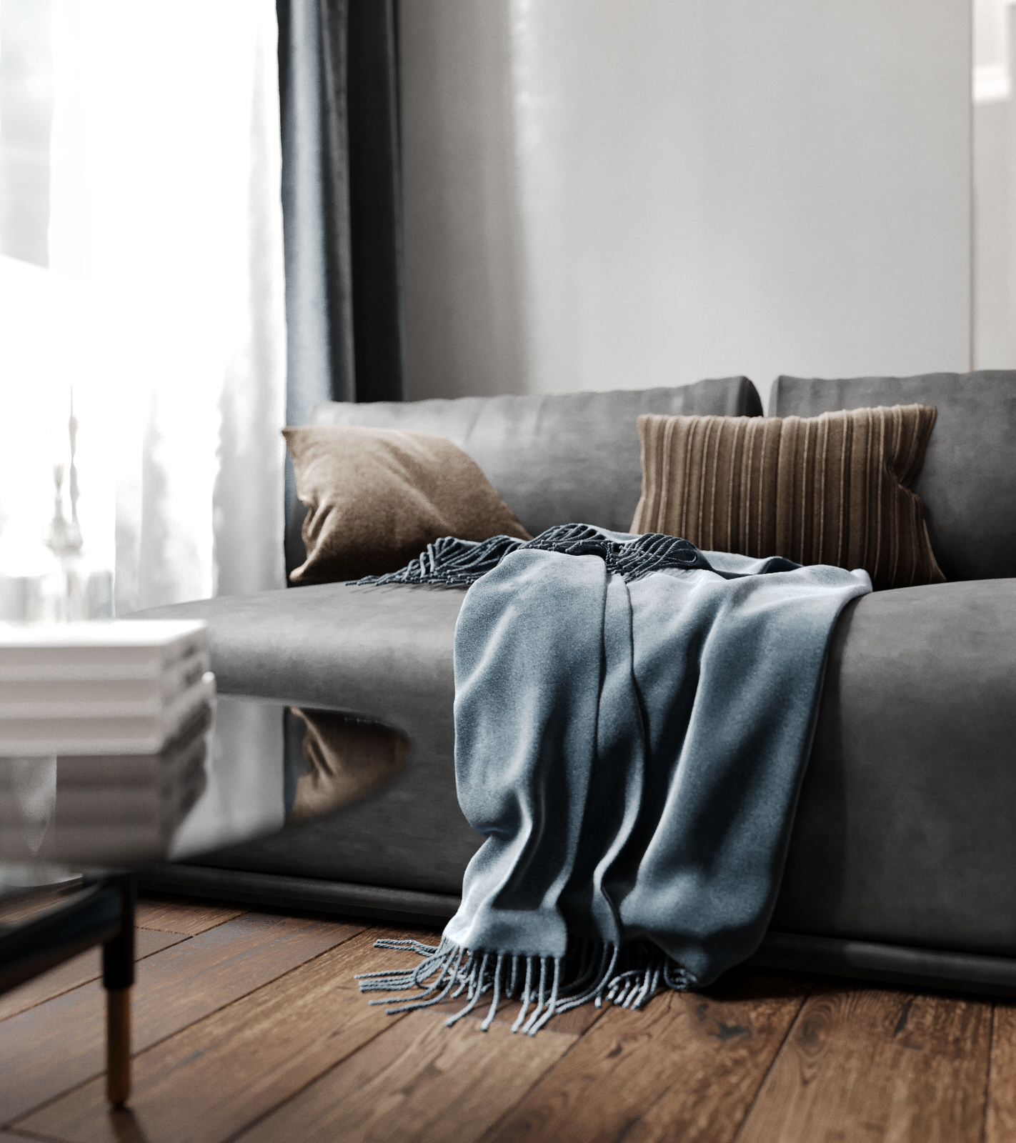 Проект интерьера квартиры в ЖК «Солнечный Олимп»