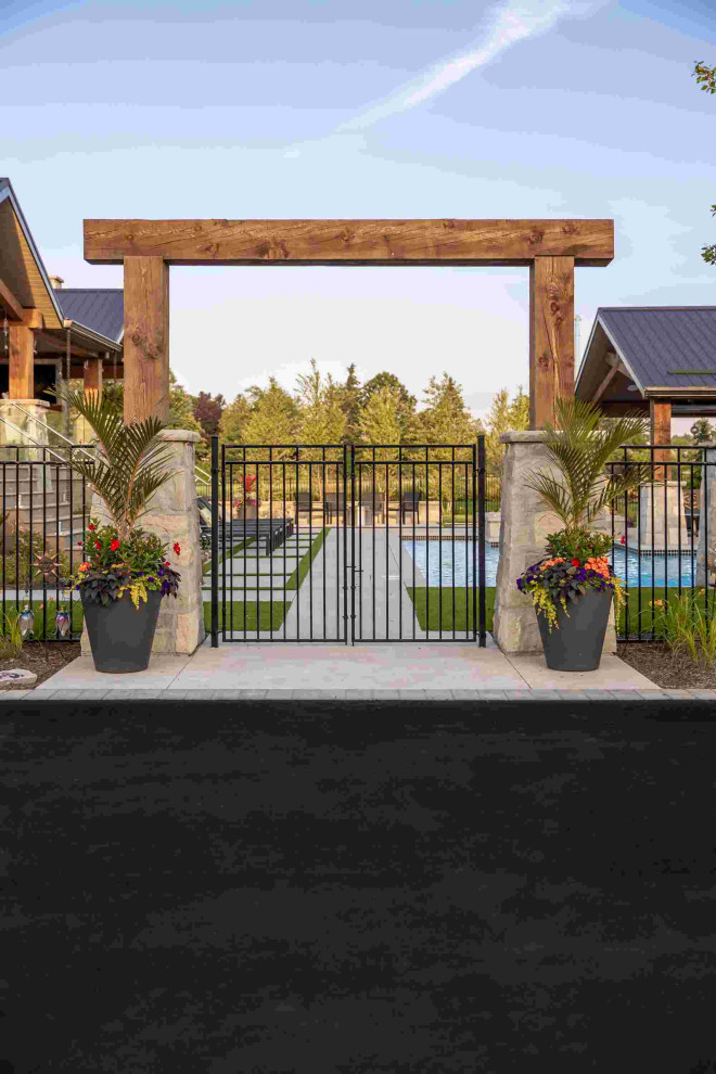 Inspiration for a large entryway remodel in Toronto