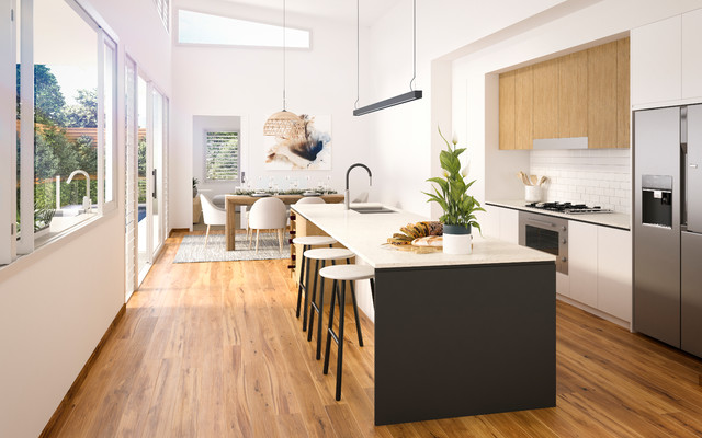 Lake House Kitchen contemporary-kitchen