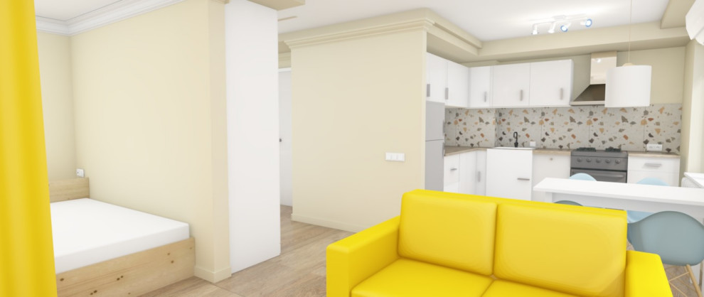 Дизайн-проект MAXI 36кв.м