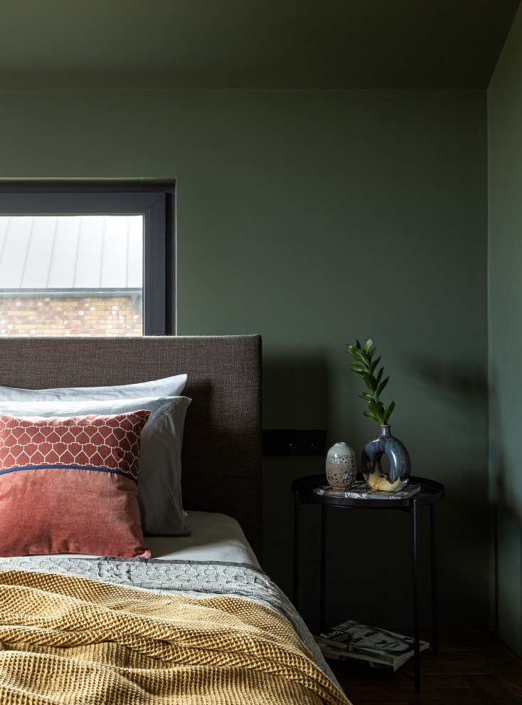 Дом в Подмосковье 137 м2 с темными стенами