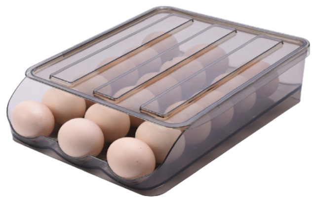Three Piece Set Of Egg Trays Fits Large Storage Container 