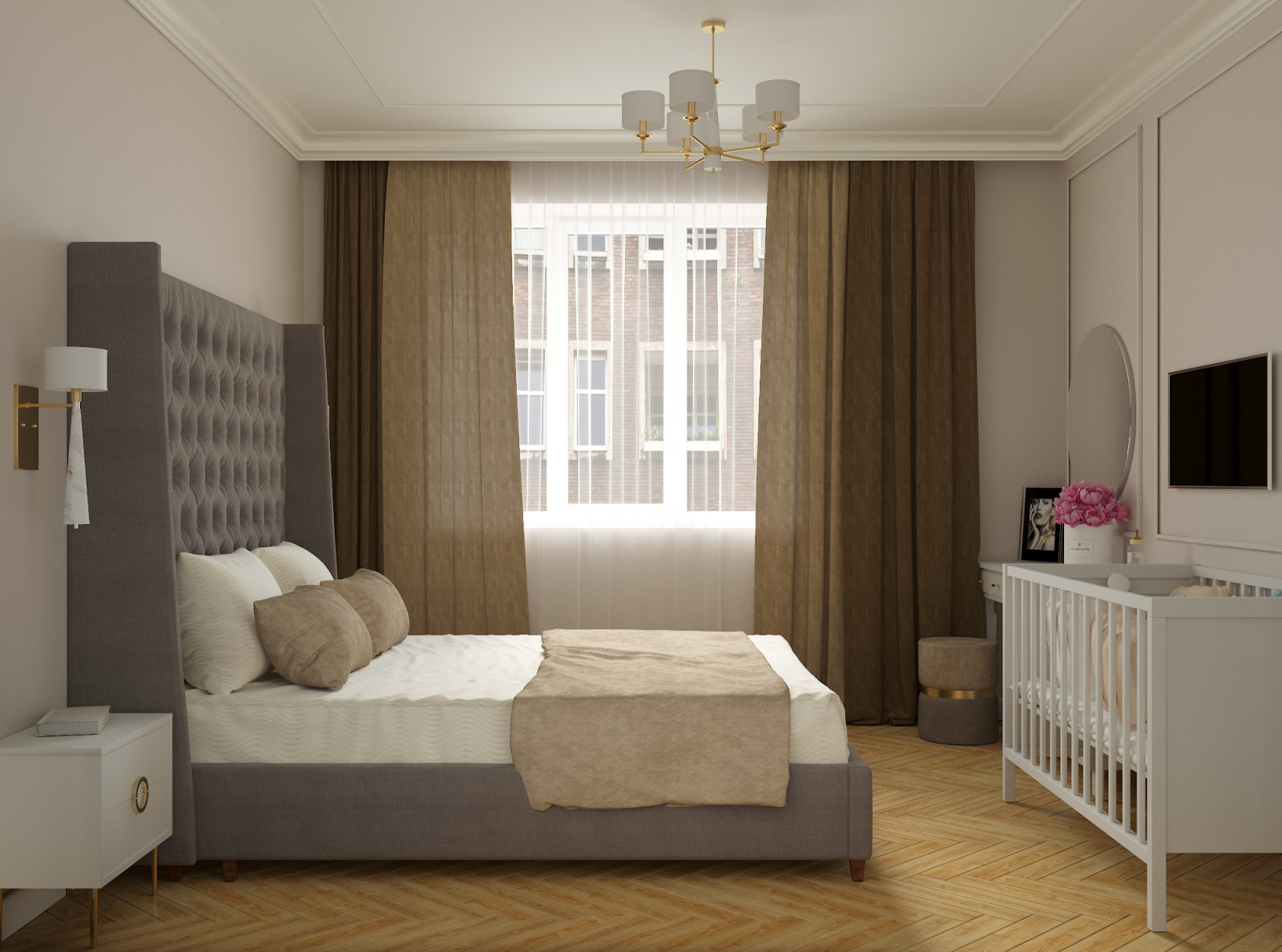 Воздушная неоклассика. Квартира, город Таганрог