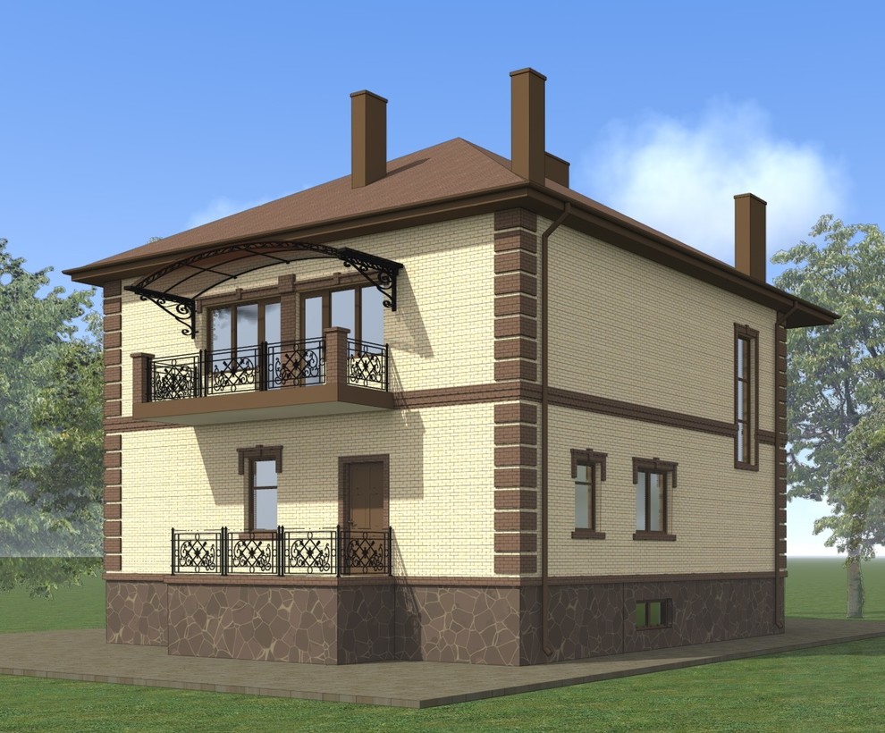 Двухэтажный жилой дом