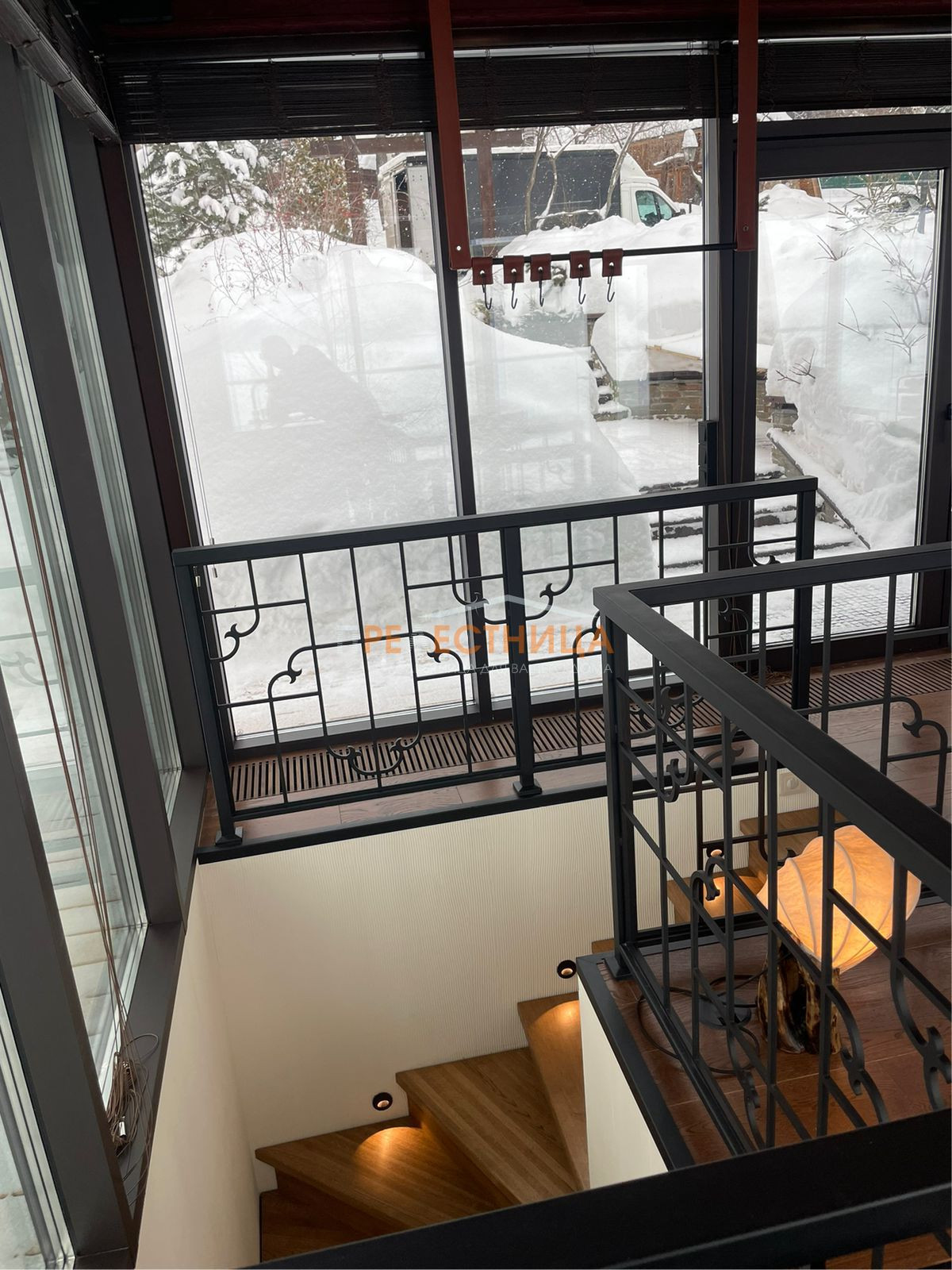 Дизайнерская лестница Тандем-37