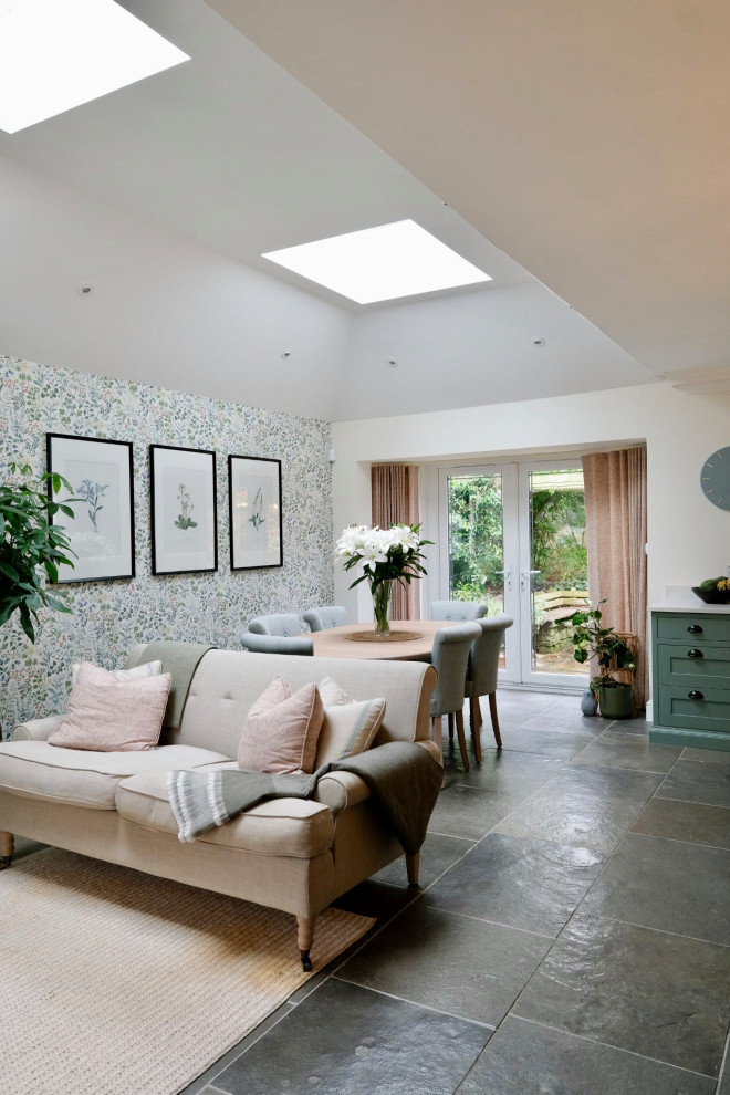Beautiful Sage Open Plan Kitchen