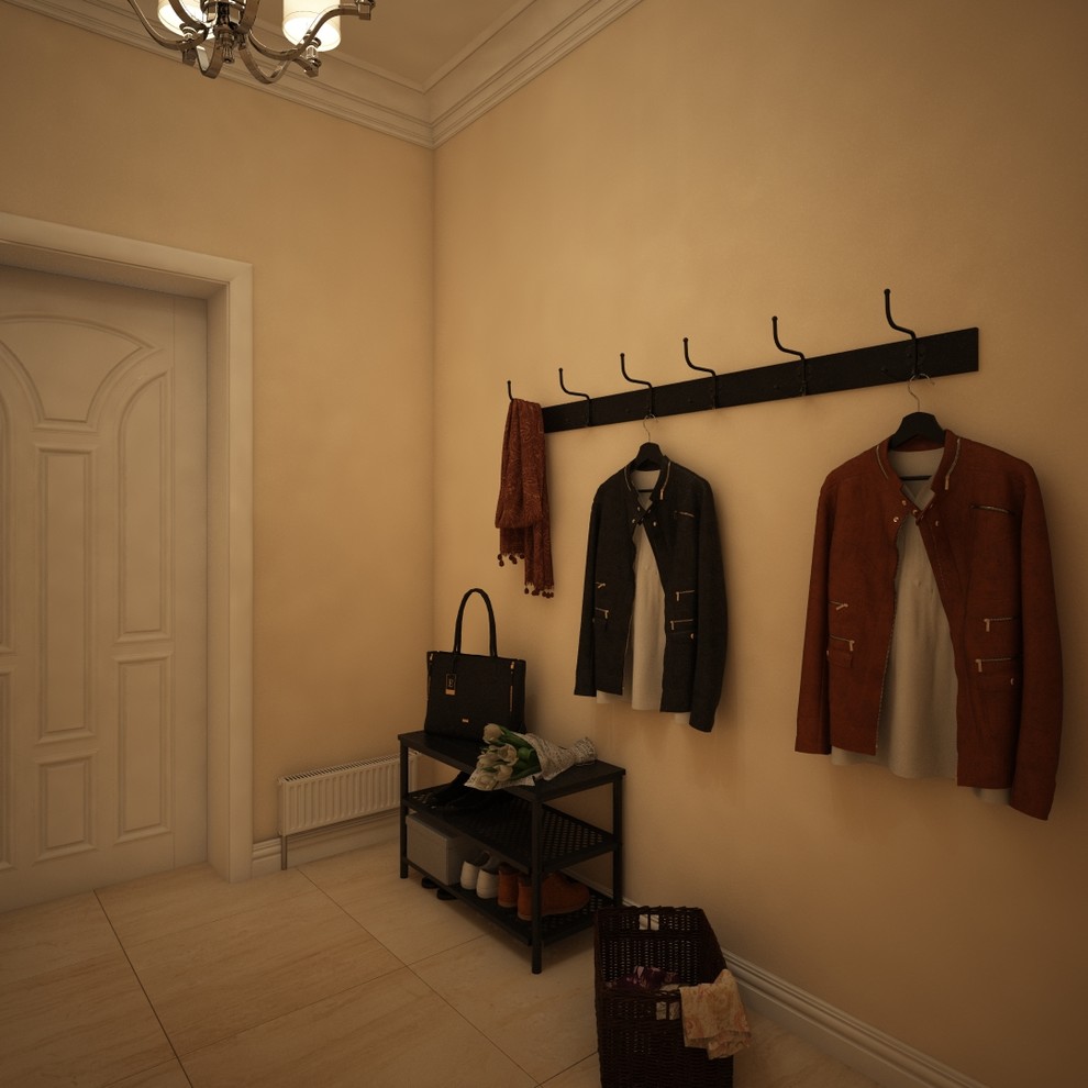 Светлый дом в неоклассическом стиле