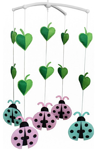 Cute Dragonfly Crib Musical Hanging Rotate Bell Ring Rotate Crib Mobile