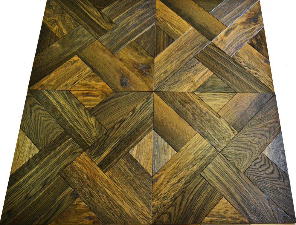 Модульный паркет из мореного дуба