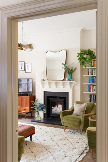 Living area eclectico-salon