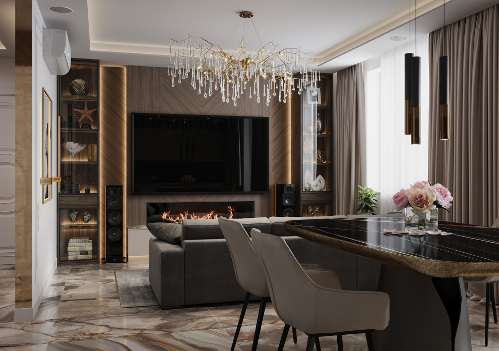 Интерьер квартиры в ЖК «Modum», 98м²