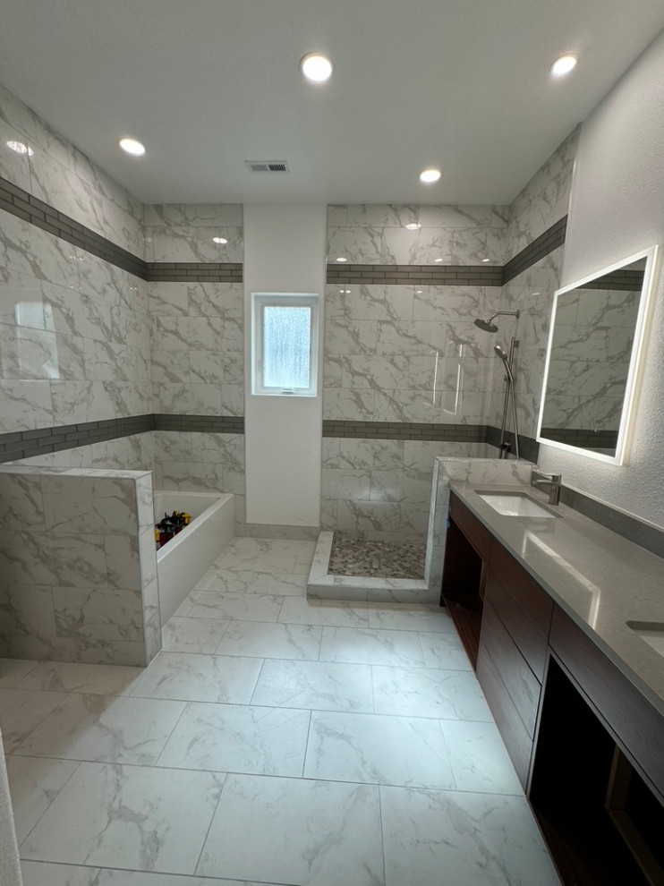 SLC, UT, Custom bathroom and powder room