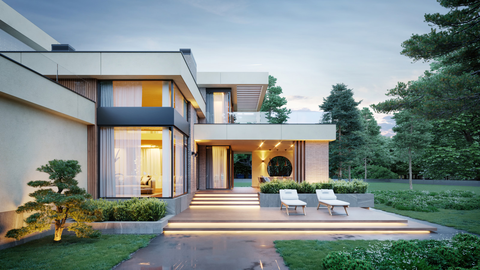 Проект индивидуального жилого дома и бани в СНТ "Ветеран"