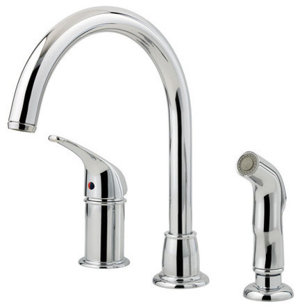 Pfister F-WK1-680C Polished Chrome Classic Classic Kitchen Faucet with