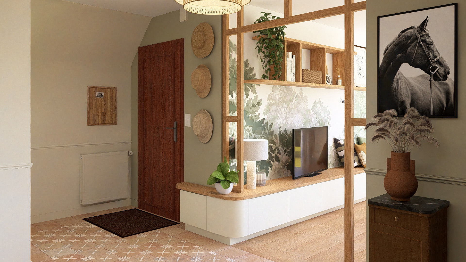 Décoration Entrée/salon/séjour - Maison Rennes
