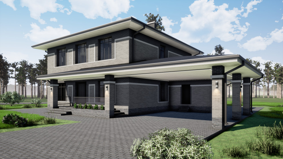 Двухэтажный дом Райт П-0213