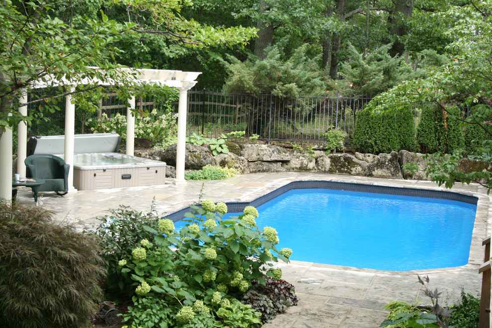 Example of a transitional pool design in Toronto