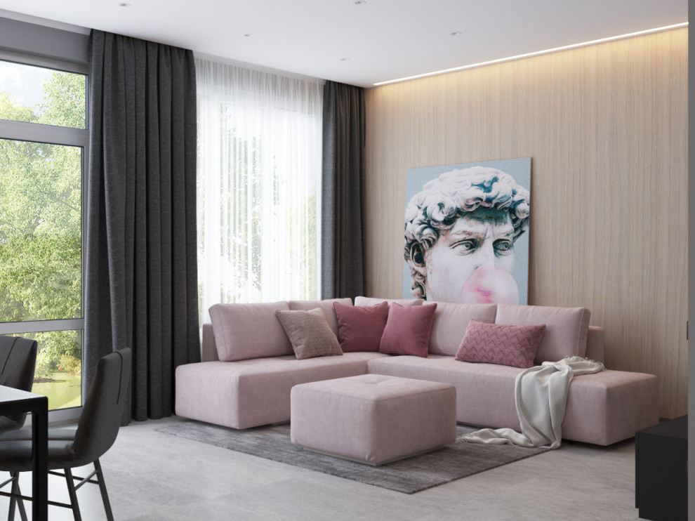 Аскетичный каркасный дом