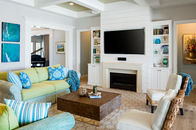 Coastal Craftsmen maritim-wohnzimmer