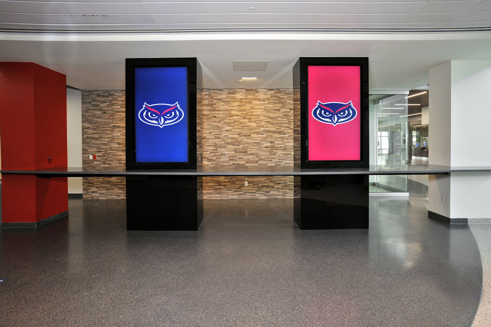 Trendy home design photo in Miami