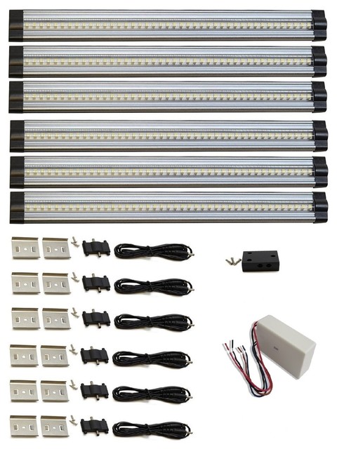 12 4000k Led Dimmable Hardwired Strip, Led Under Cabinet Lighting Hardwired Dimmable