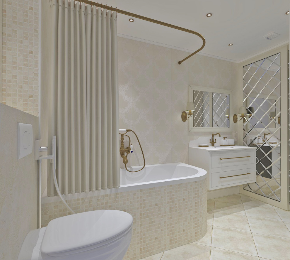 3-х-комнатная квартира в легком классическом стиле