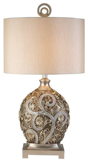 Silver Vine Table Lamp