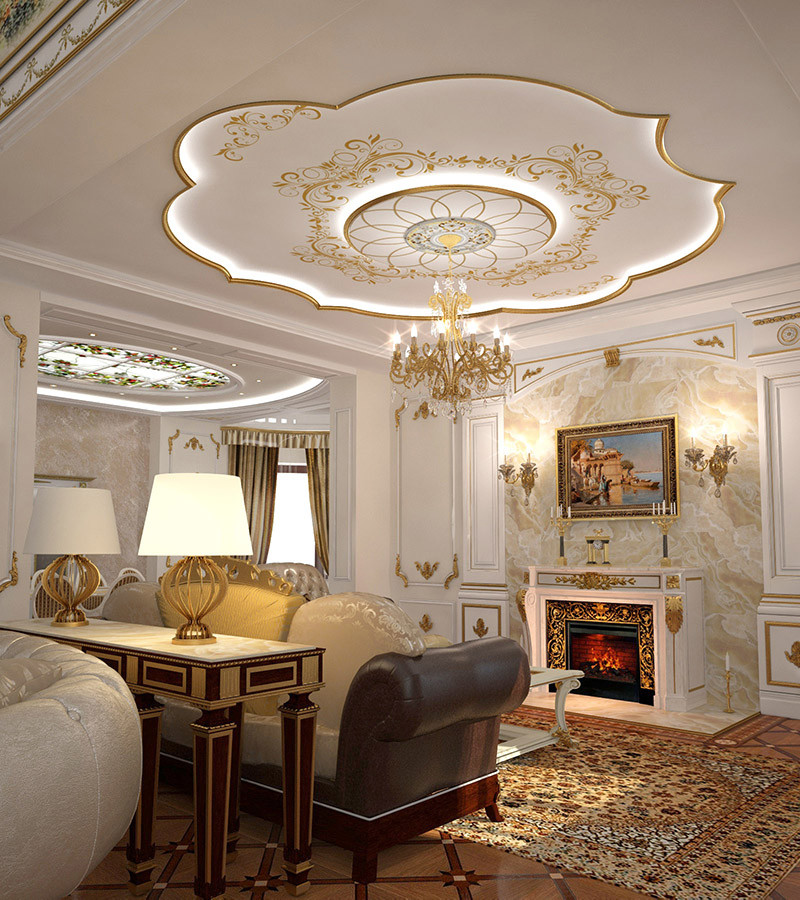 Дизайн интерьера дома, площадь проектируемая 300 м2