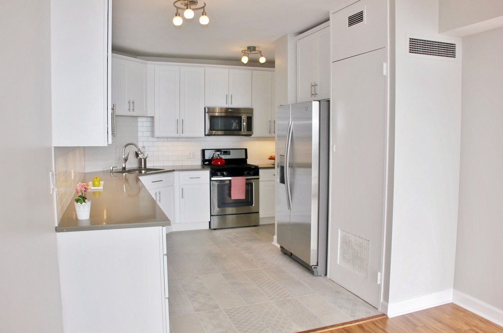 Kitchen - transitional kitchen idea in Chicago