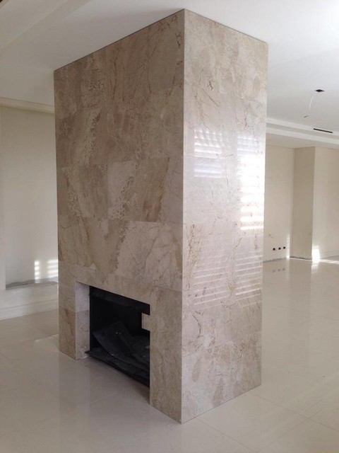 Cladding contemporary-vardagsrum