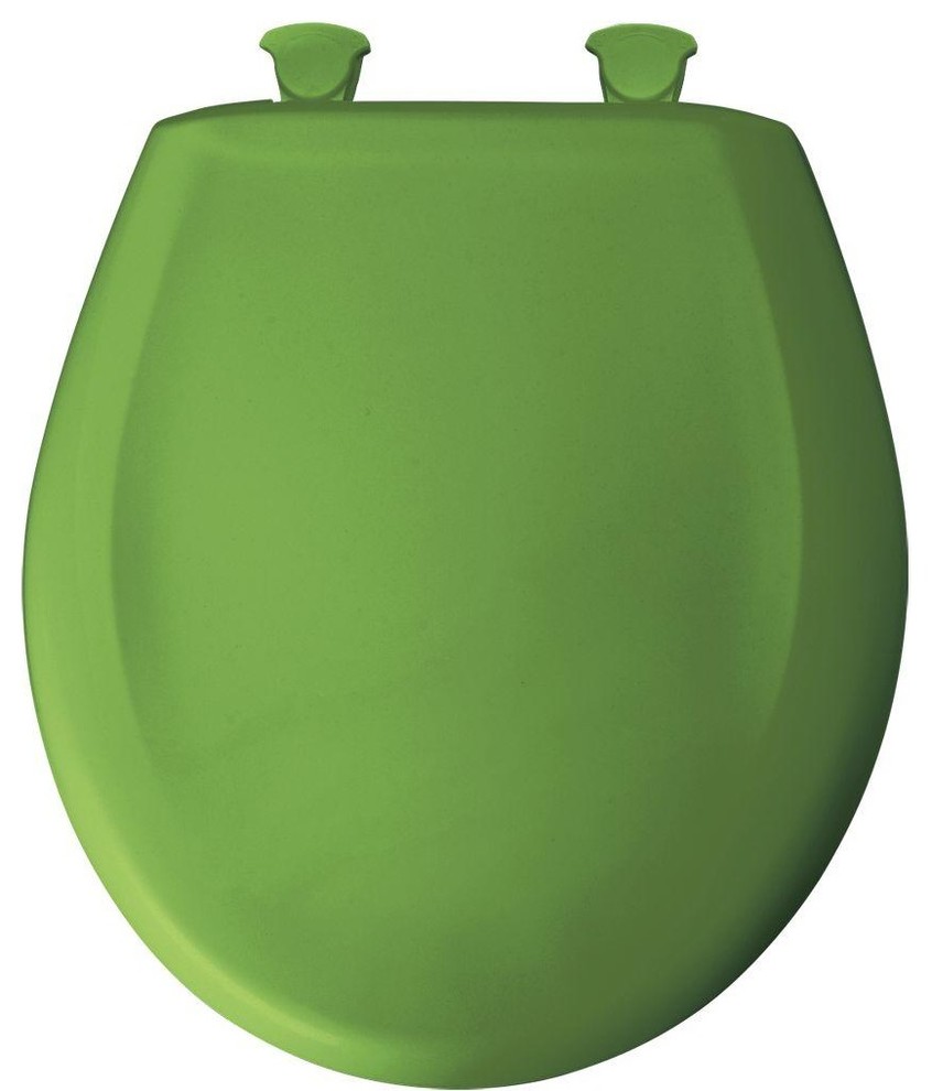 BEMIS Seats Round Closed Front Toilet Seat in Fresh Green 200SLOWT 255