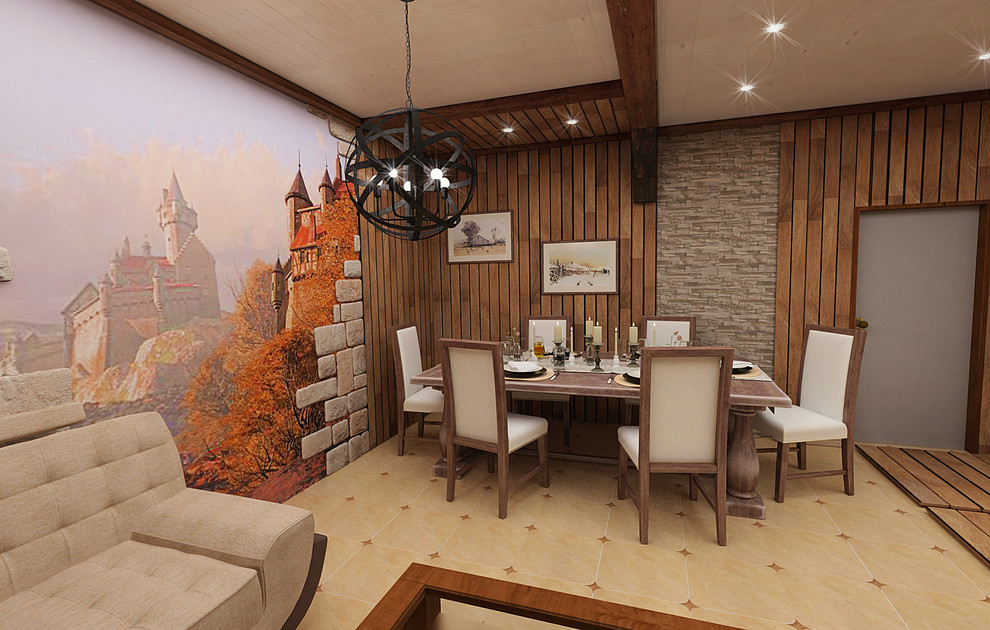 Зона отдыха в коттедже