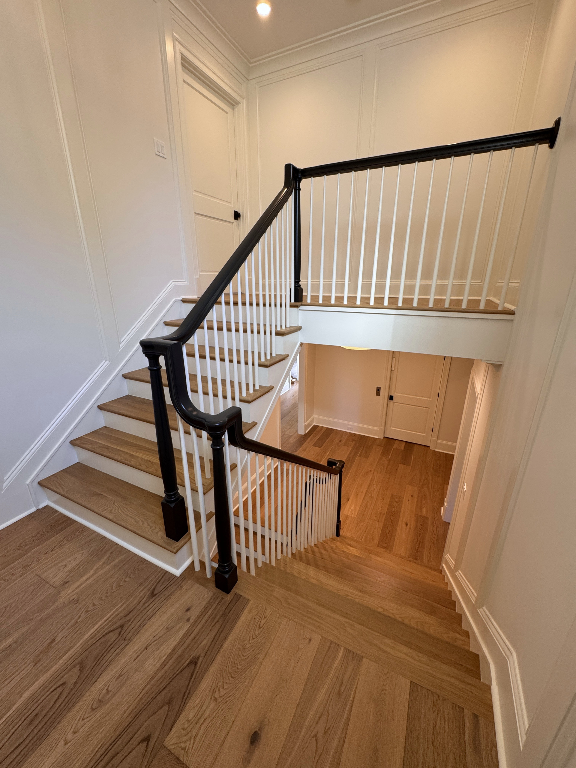 Project #160 | Traditional Box Stair with Gooseneck Handrail