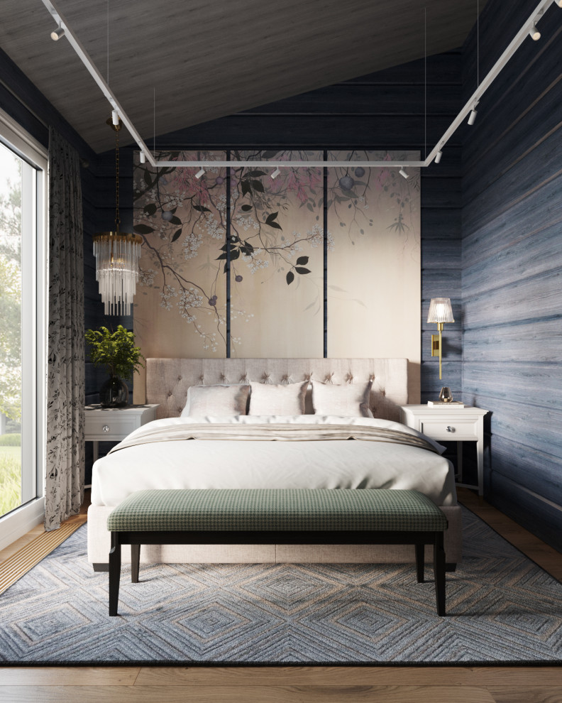 Загородный дом из клееного бруса.