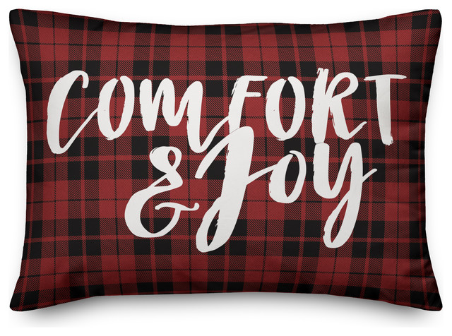 comfort and joy pillow