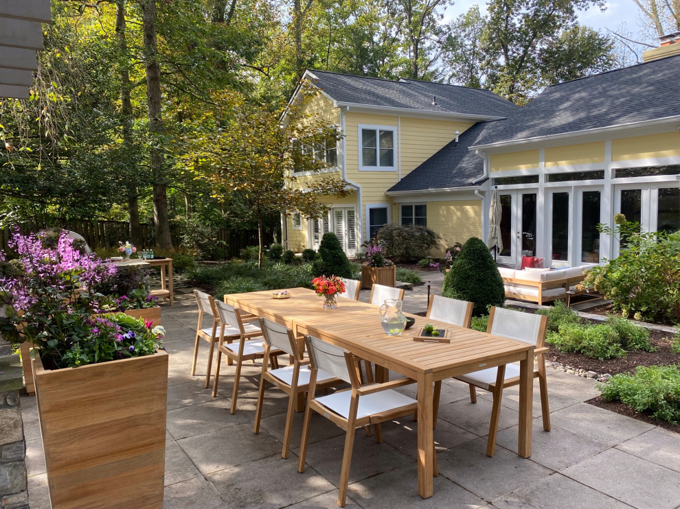 Bethesda Patio with Pergola, Fire Pit, and Outdoor Kitchen