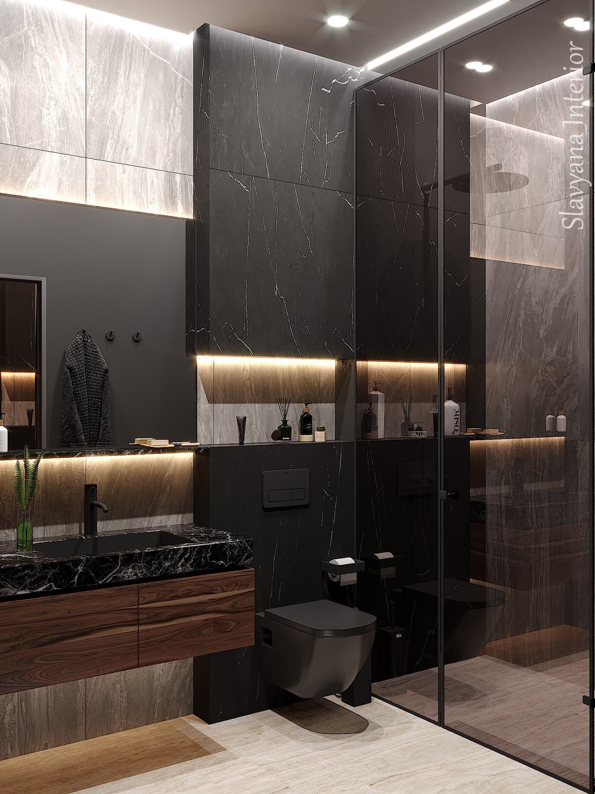 Дизайн-проект апартаментов 113 м2 в МФК «Match Point» (2020г.)