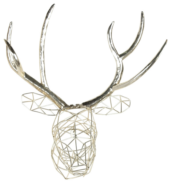 metal deer head mount