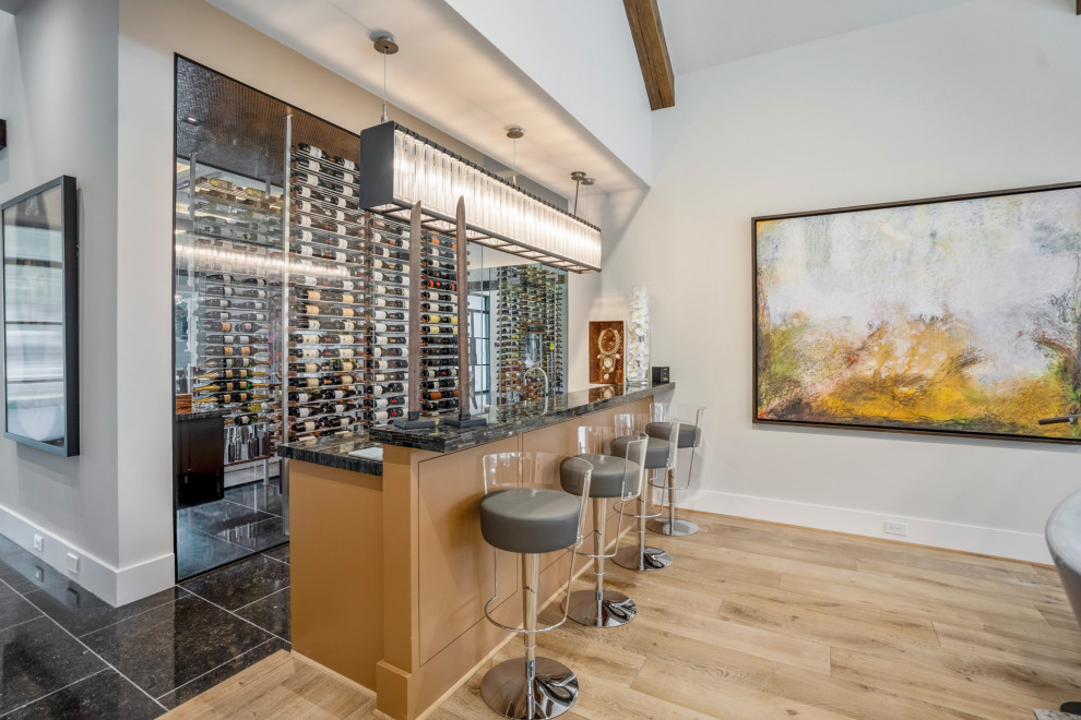 Transitional Manor House - Transitional - Home Bar - Houston - by ...