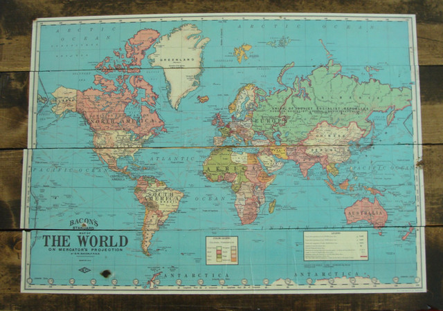 Map Of The World Etsy Direct Map 1492