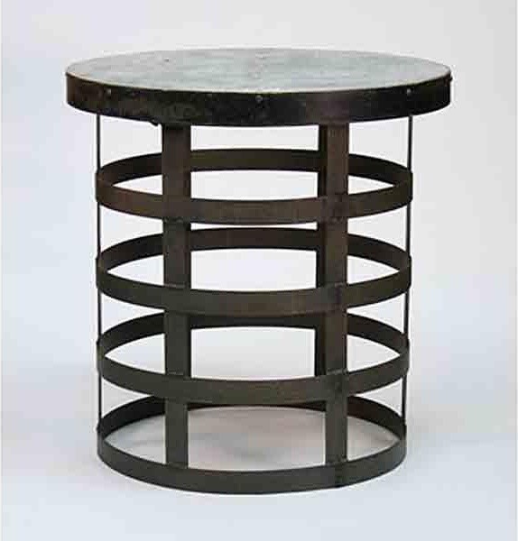Zentique Recycled Metal End Table