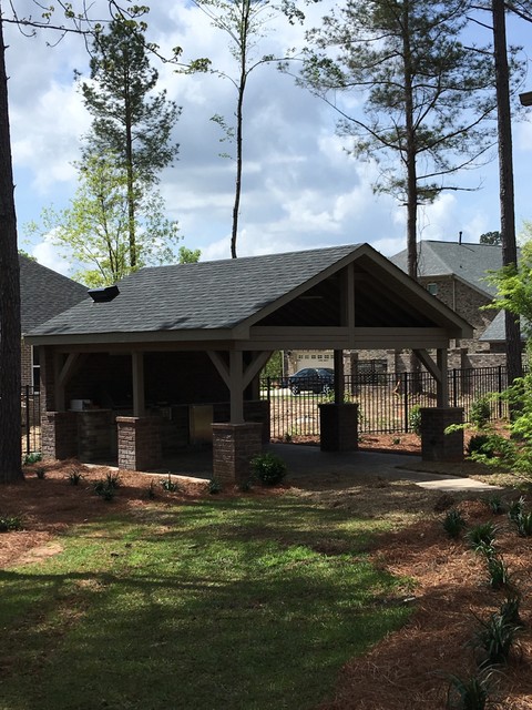 Sumter Sc Detached Covered Patio With Outdoor Kitchen American