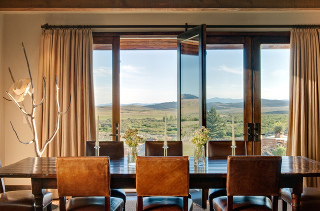 Smith River Ranch rustikal-esszimmer