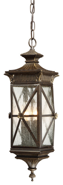 Minka-Lavery 9314-586 4 Light Outdoor Chain Hung Rue Vieille Forged Bronze