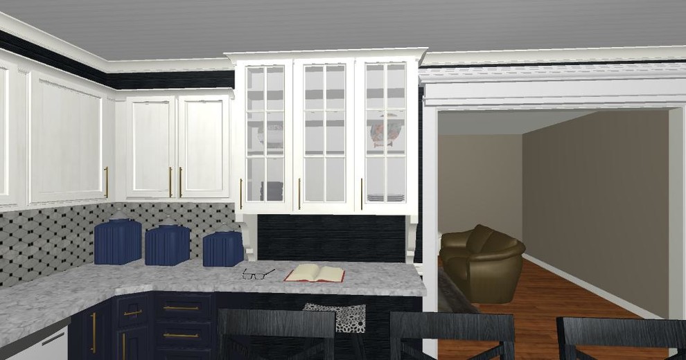Inspiration for a transitional home design remodel in Austin